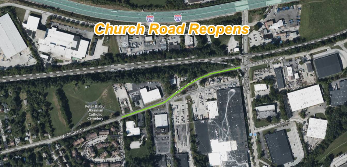 Church Road Reopens Following Sinkhole Repair in Upper Merion Township